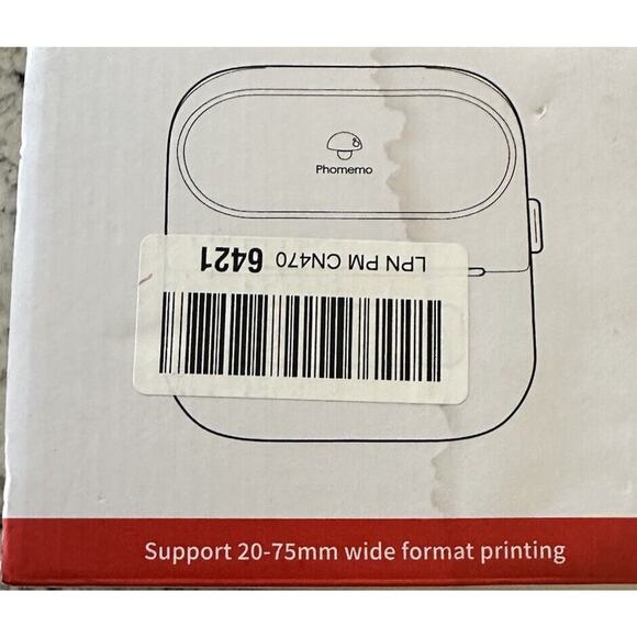 M220 Label Maker Bluetooth Sticker Machine Barcode Label Printe - Picture 2 of 6